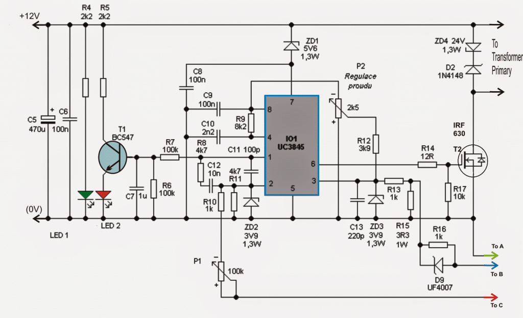 Adjustable 0-100V 50 Amp SMPS Circuit - Electronic Circuit ...