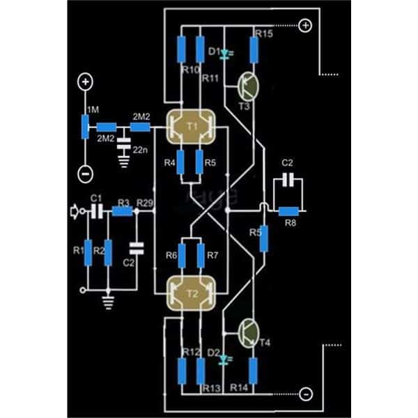 250 Watt MosFet Amplifier Circuit