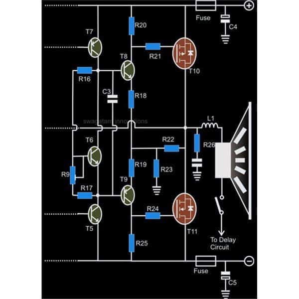 250 Watt MosFet Speaker Output