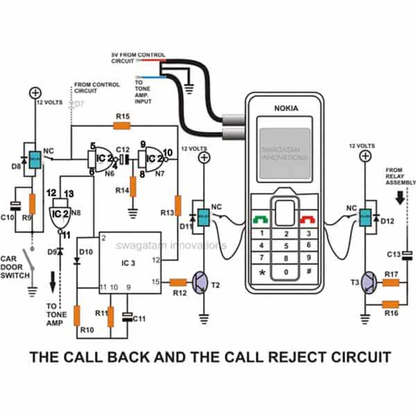 car central locking system circuit