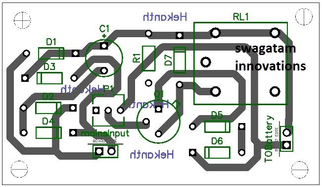 One Transistor Automatic Battery Charger Circuit | Homemade Circuit