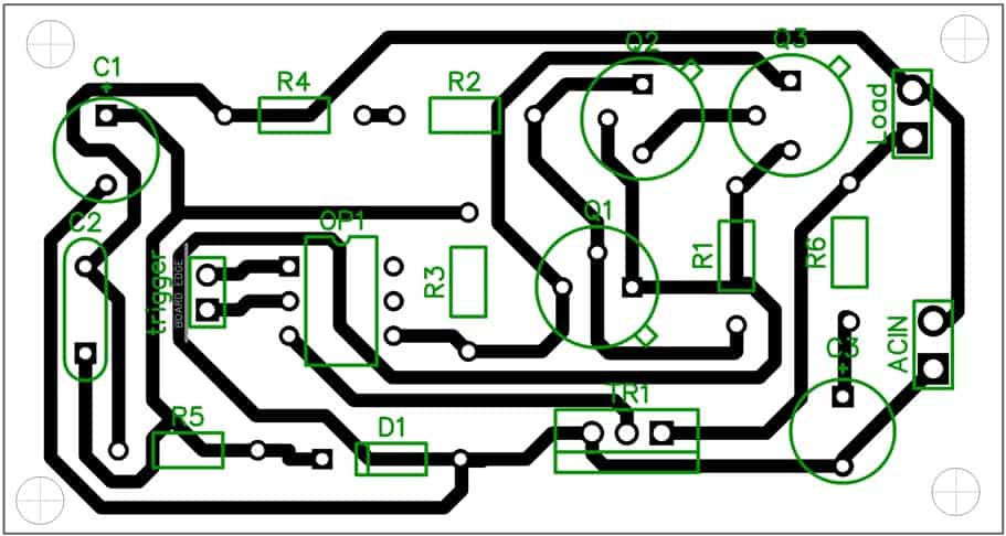 SSR electronic relay PCB design