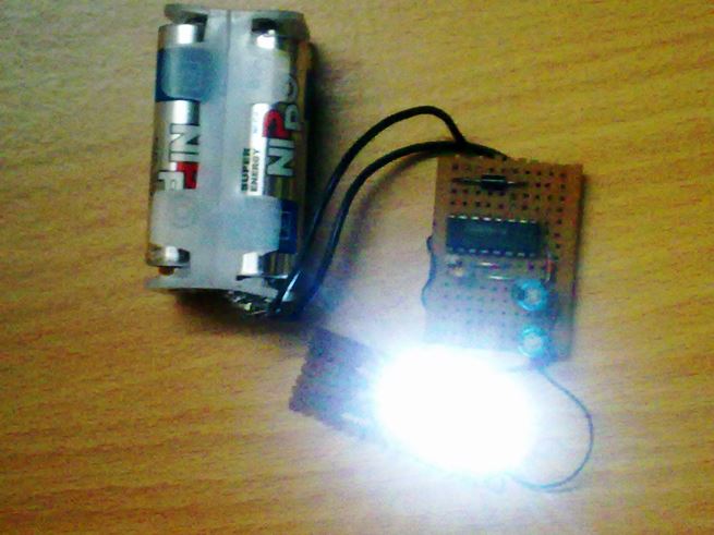Hi Efficiency LED Torch prototype