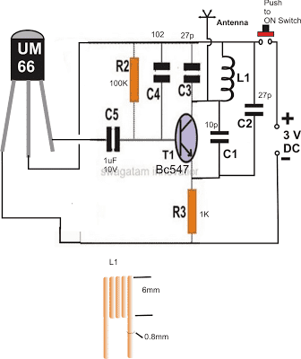 FM Remote Control Circuit Using a FM Radio easy wiring diagram blaster 