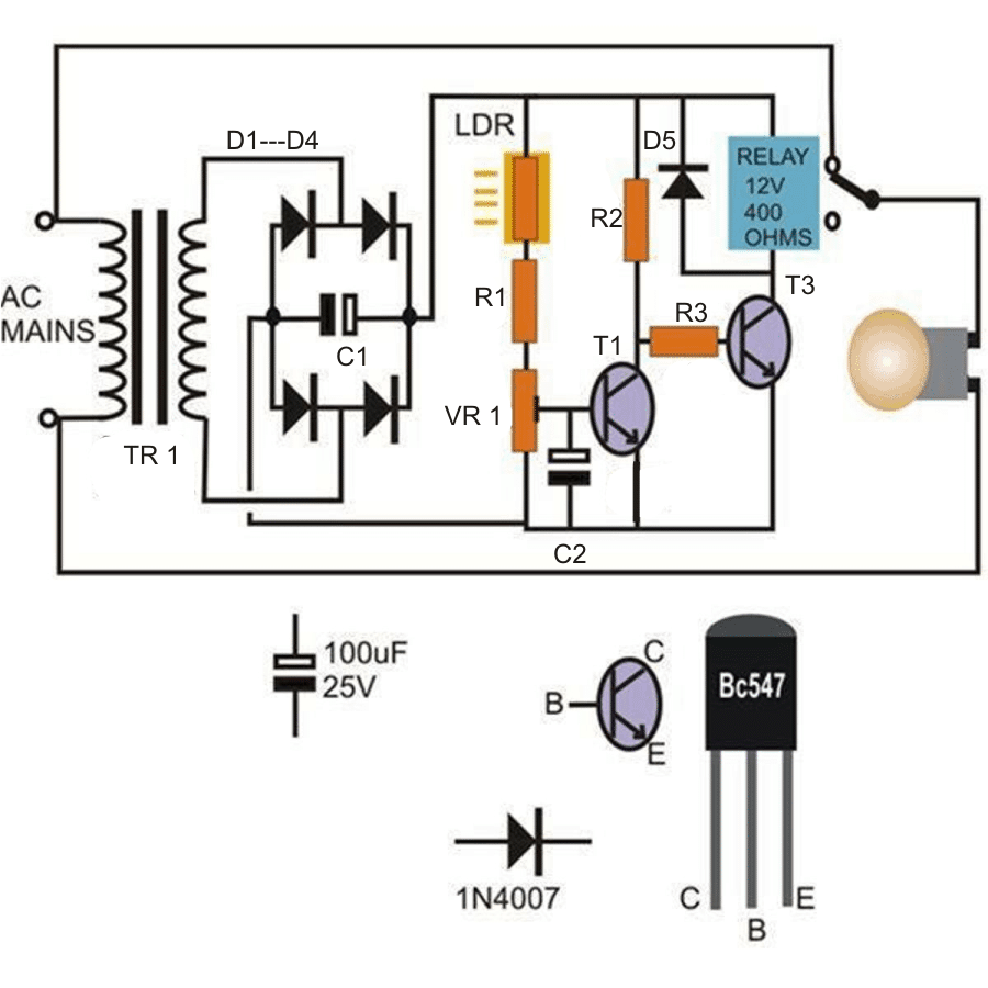 Simple soft start Circuit 220V – Electronics Projects Circuits