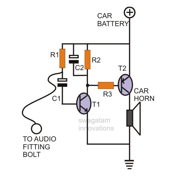 Simple Car Burglar Alarm Circuit | Homemade Circuit Projects