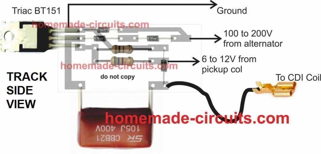 CDI ignition PCB design