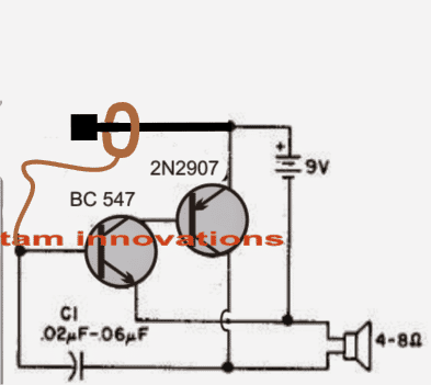  Hand Stability Tester circuit