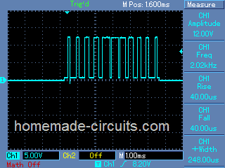 IC 555 sinewave inverter waveform