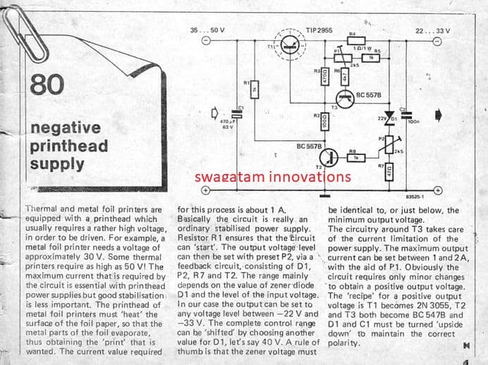 Variable Voltage Current Power Supply Circuit Using Transistor 2n3055 Homemade Circuit Projects