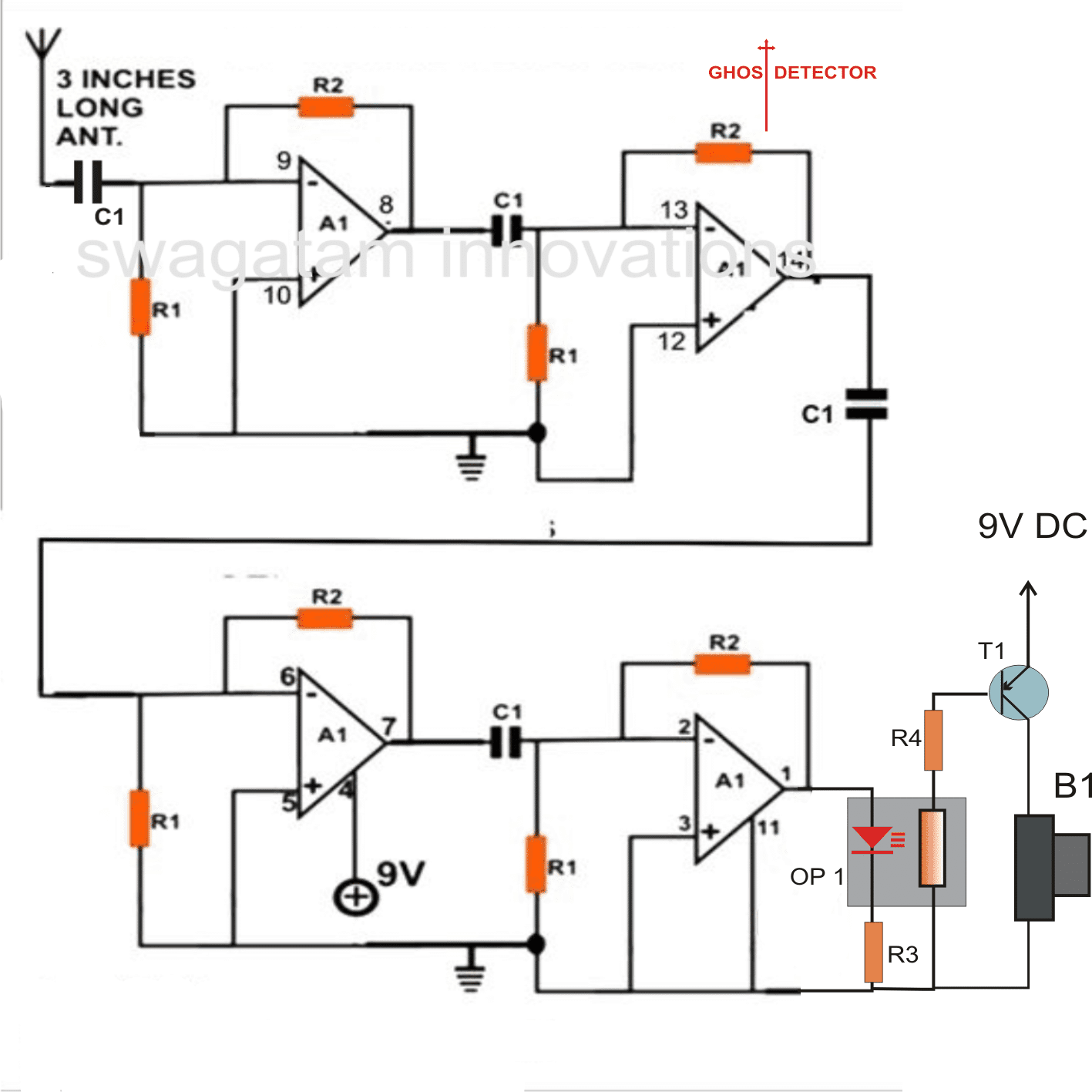 accurate ghost detector circuit