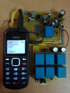 GSM Based Cell Phone Remote Control Prototype