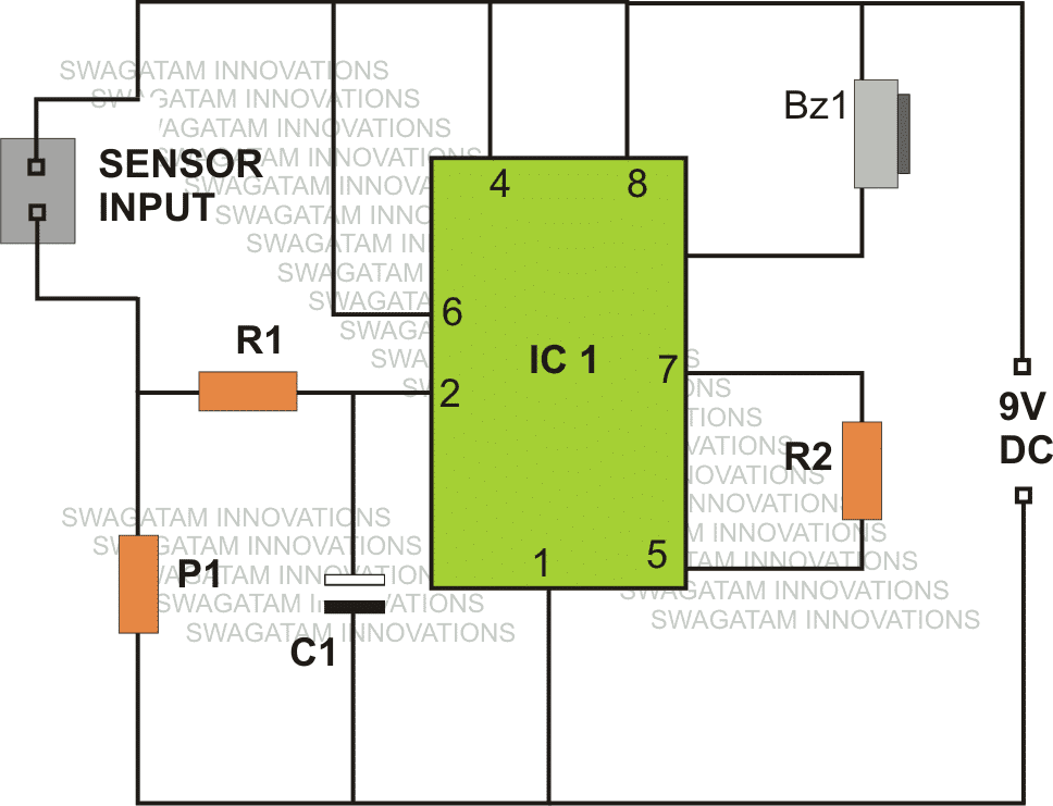 rain detector monitor diagram