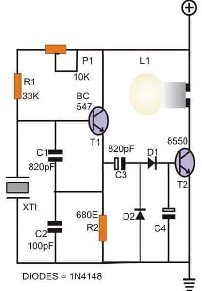 crystal tester circuit