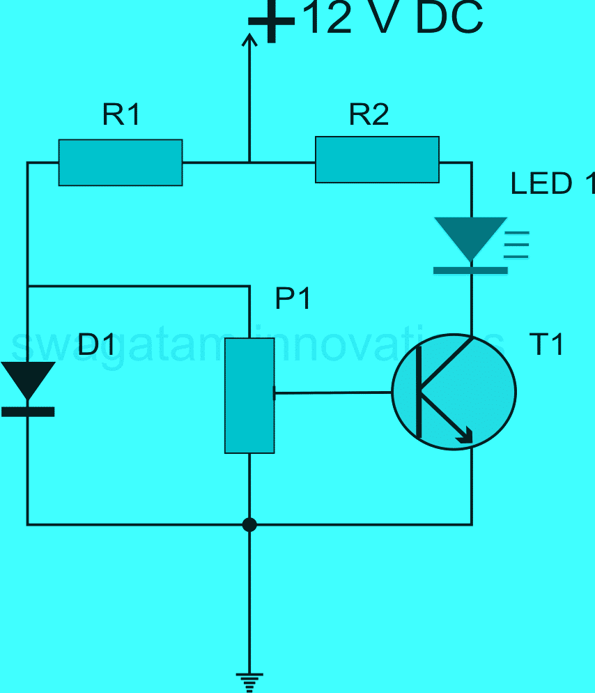 single transistor temperature sensor circuit