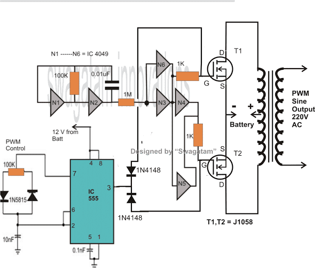 7 Modified Sine Wave Inverter Circuits Explored - 100W to 3kVA ...