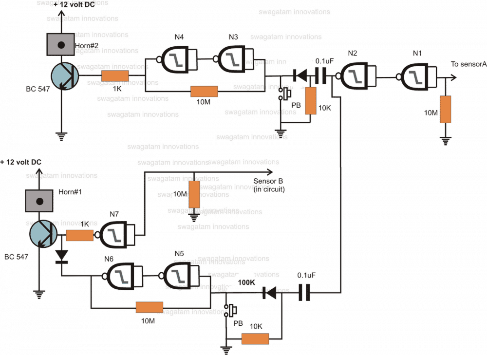 5 Simple Water Level Controller Circuits Circuit Diagram