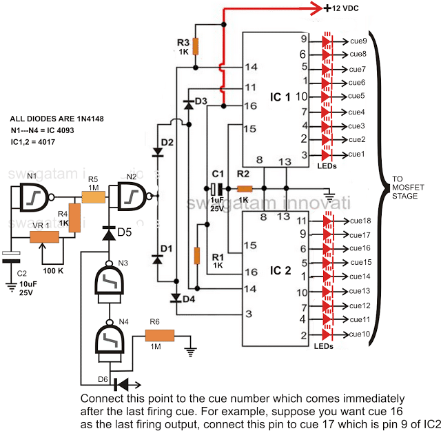 Pyro-ignition circuit diagram