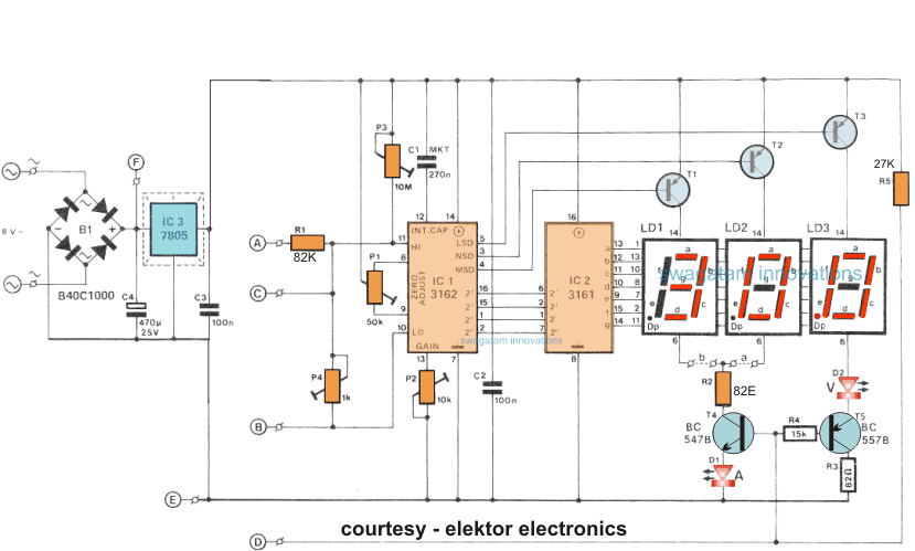 How to Make a Voltmeter, Ammeter Module Circuits | Homemade Circuit Projects