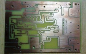 100 watt MOSFET amplifier sample PCB