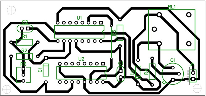 Long Duration timer PCB layout