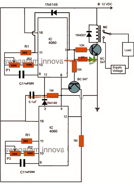 programmable incubator timer circuit