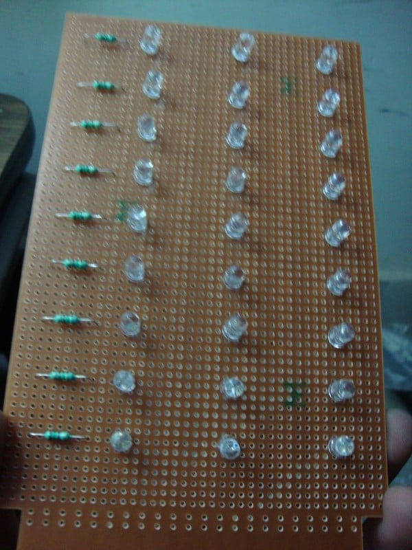 Simple LED Bulb Circuit Circuit Diagram