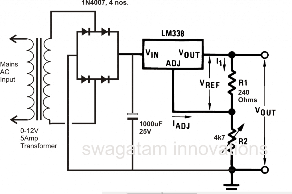 lm338powersupplycircuitdigram