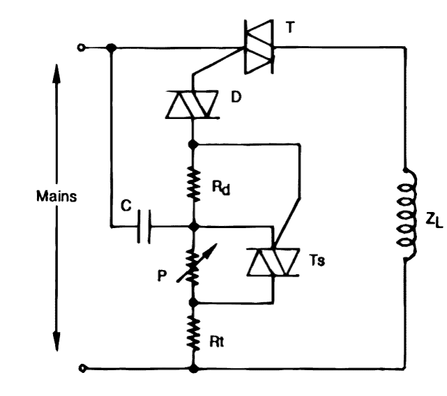 enhanced triac circuit for switching highly inductive loads