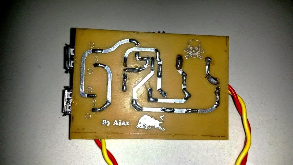 Back side of Dual Portable Charger 1
