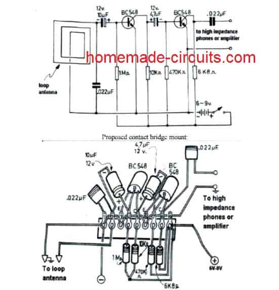 very low frequency detector circuit VLF