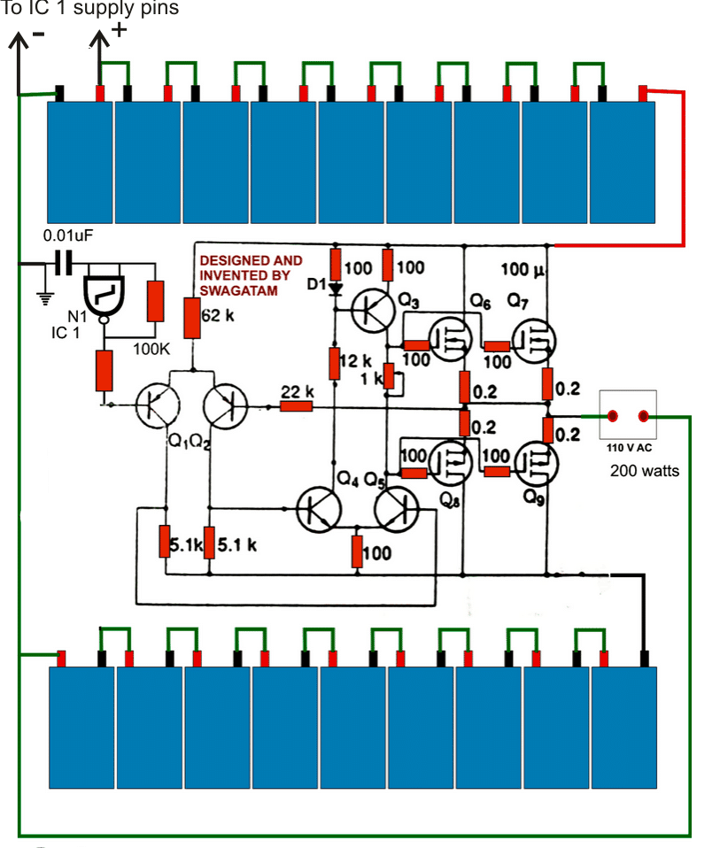 transformerless PWM inverter circuit