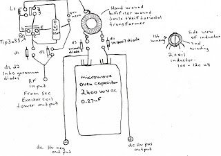 Sec Exciter Powered HV Capacitor Charger Circuit Diagram