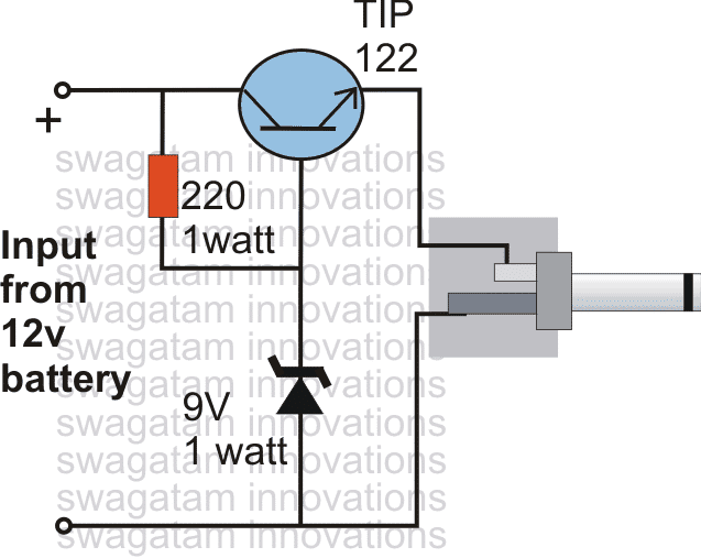 DC cellphone charger circuit using a single Transistor