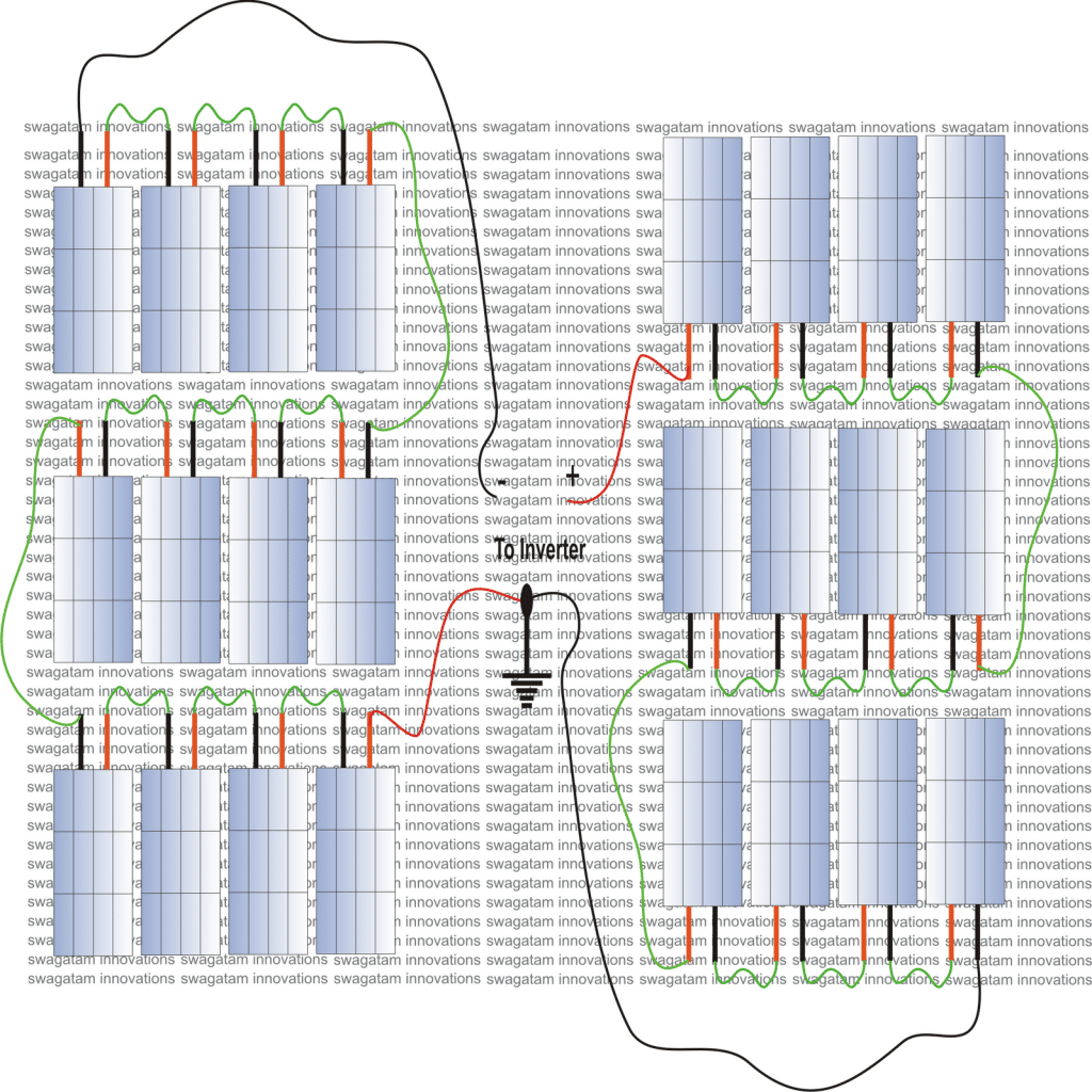 solar panels in series for transformerless inverter application