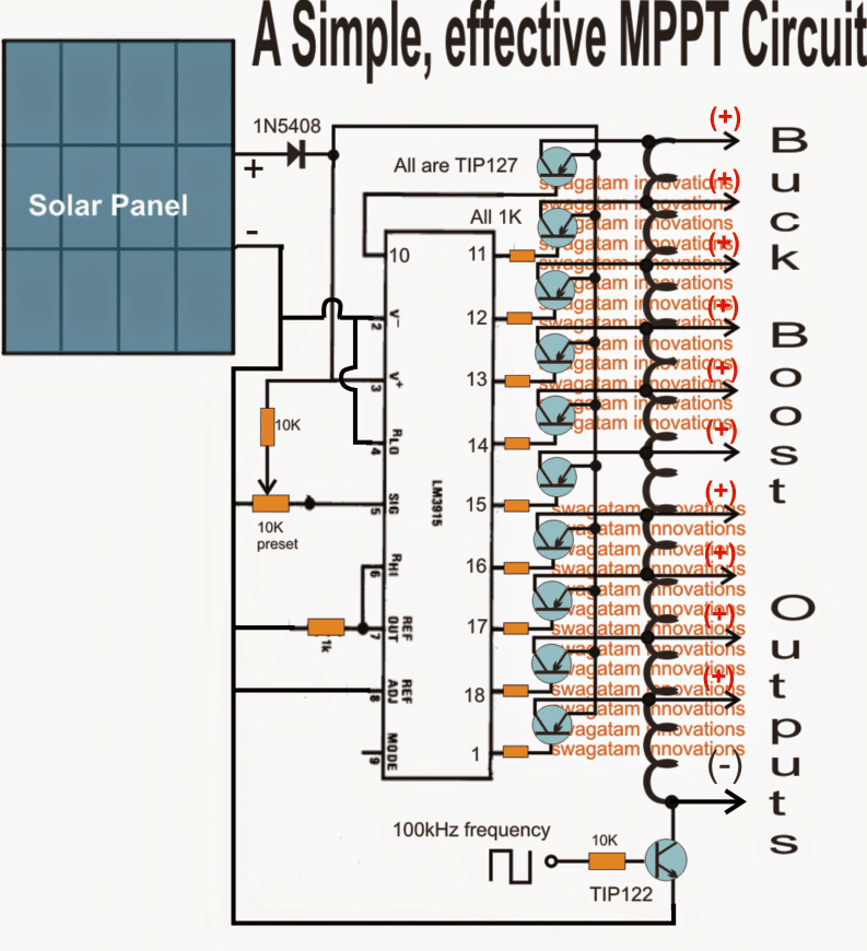 homemade MPPT circuit with tapped transformer