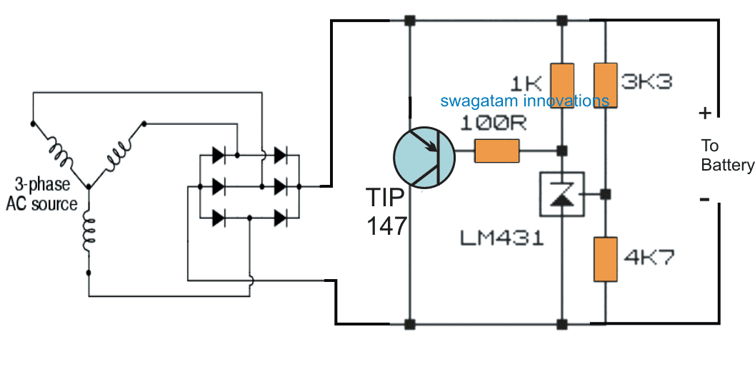 motorcycle transistor shunt regulator using the shunt regulator IC TL431 