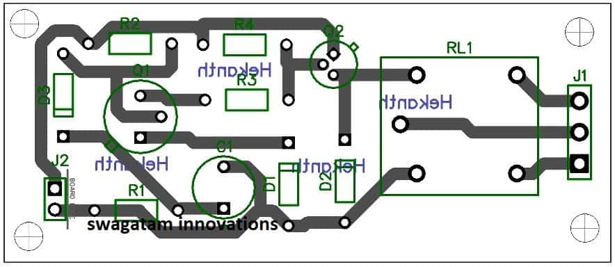 delay ON timer PCB design