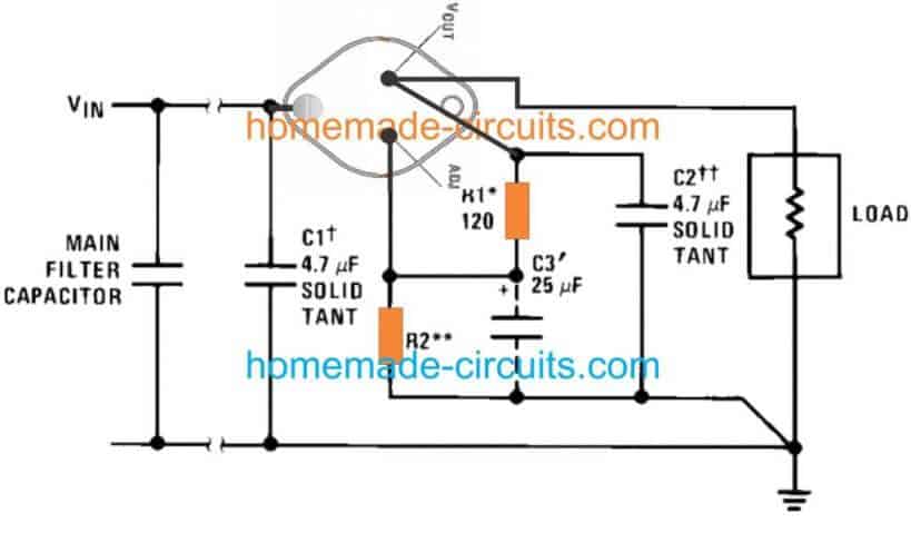 10 amp variable regulator using LM 196, LM396 IC