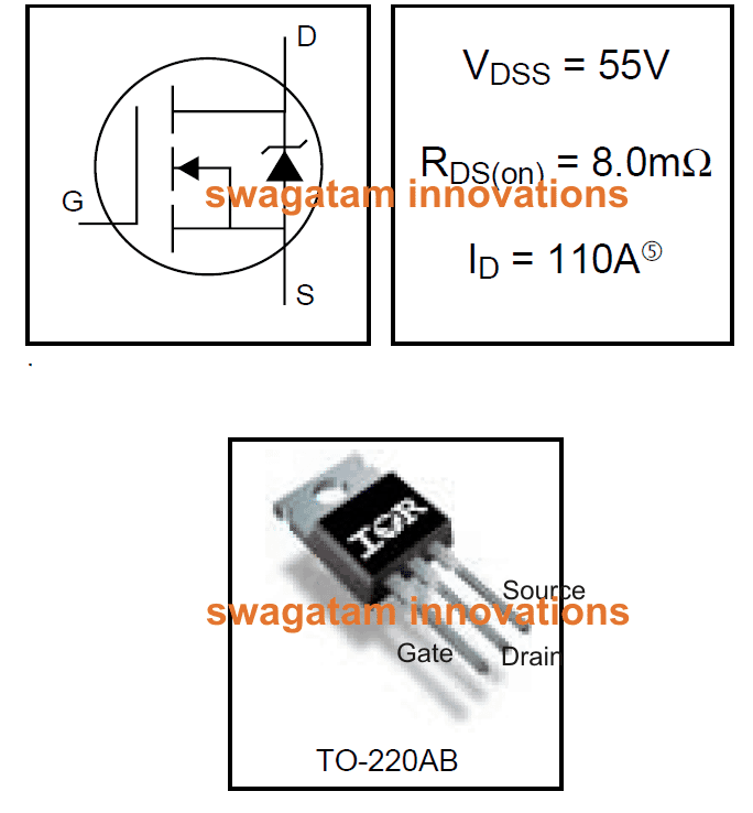 mosfetirf3205pinout