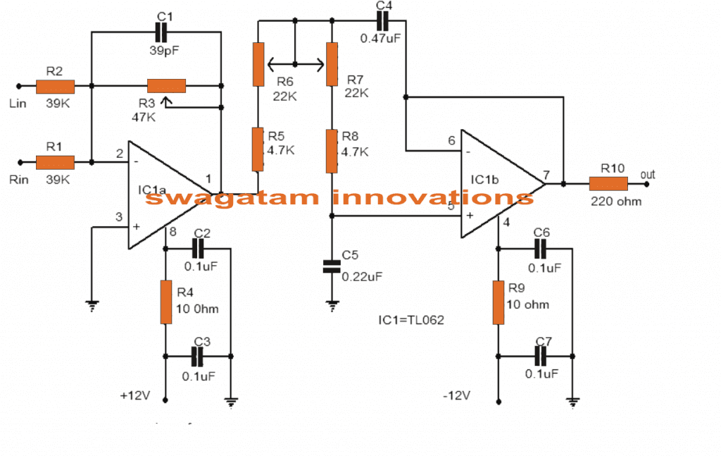 Low Pass Filter Circuit Diagram