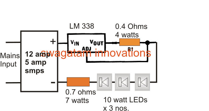 30 watt led current limit design
