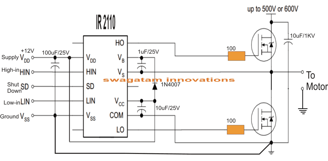 Single Phase Variable Frequency Drive VFD Circuit ... 120v fan motor diagram wiring schematic 