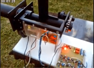 homemade pellet burner working