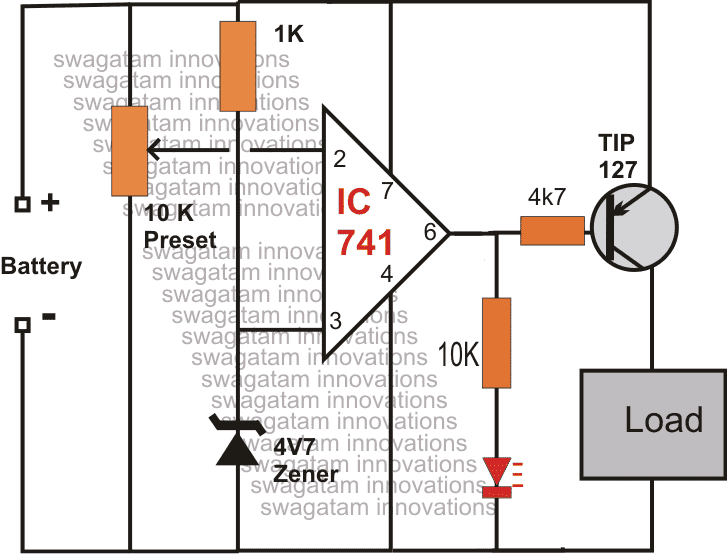 lowbatteryindicatorcircuitforphonechargers