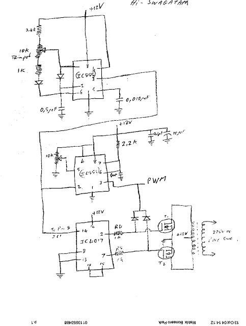 modified sinewave inverter circuit