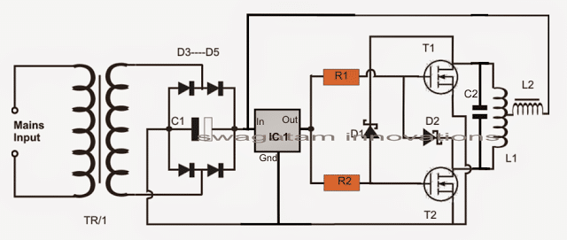 Simple Induction Heater Circuit - Hot Plate Cooker