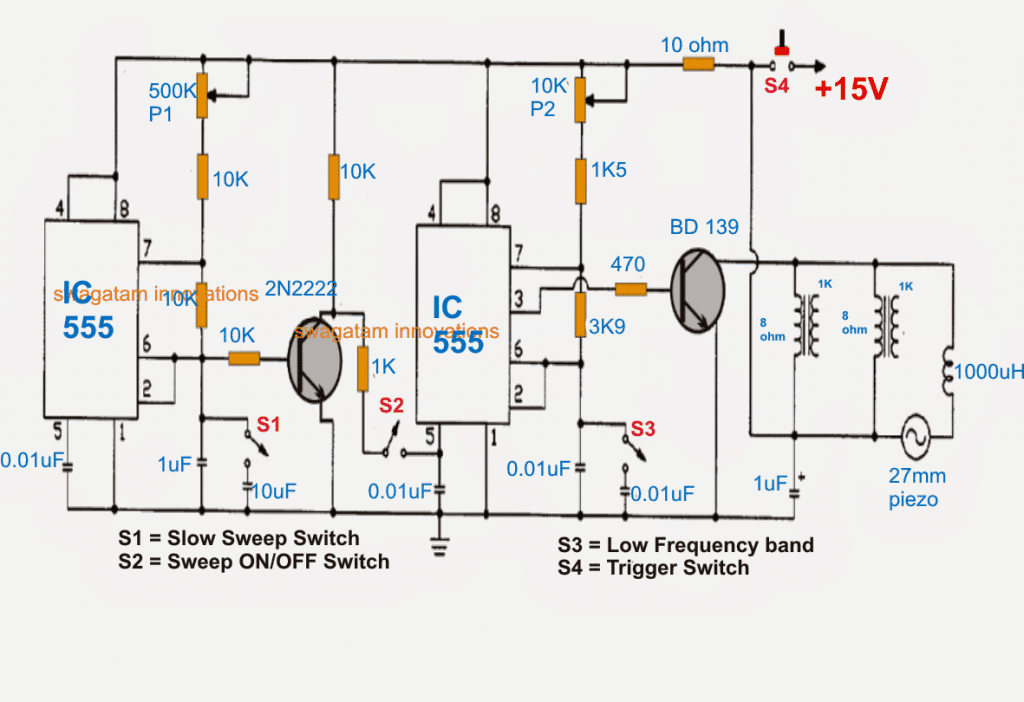 ultra sonic devastator weapon circuit diagram