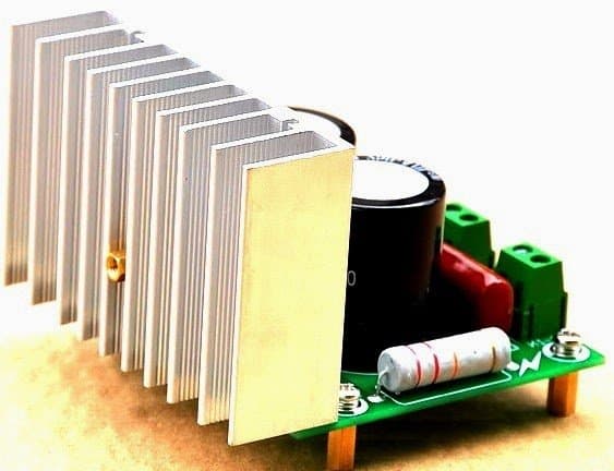 1.25V to 120V Mains Adjustable Voltage Regulator prototype