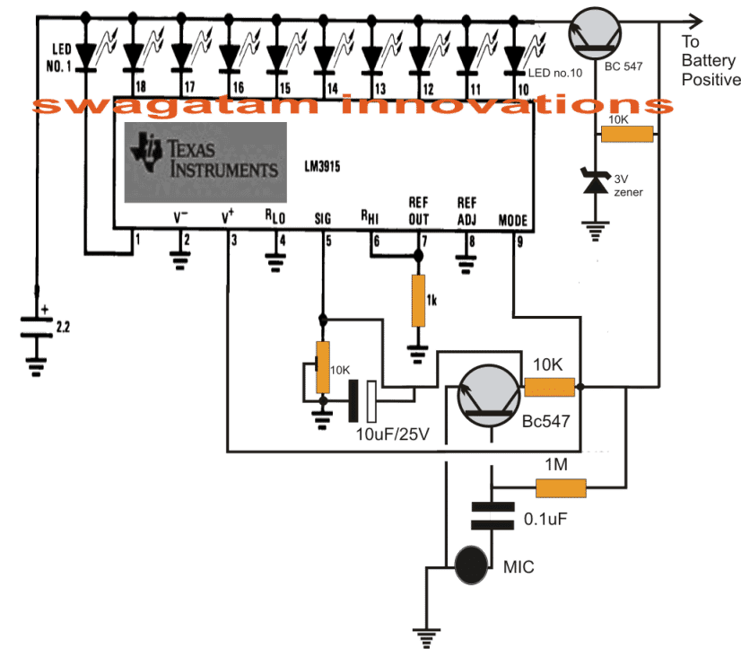 Footstep Activated LED Trouser Light Circuit